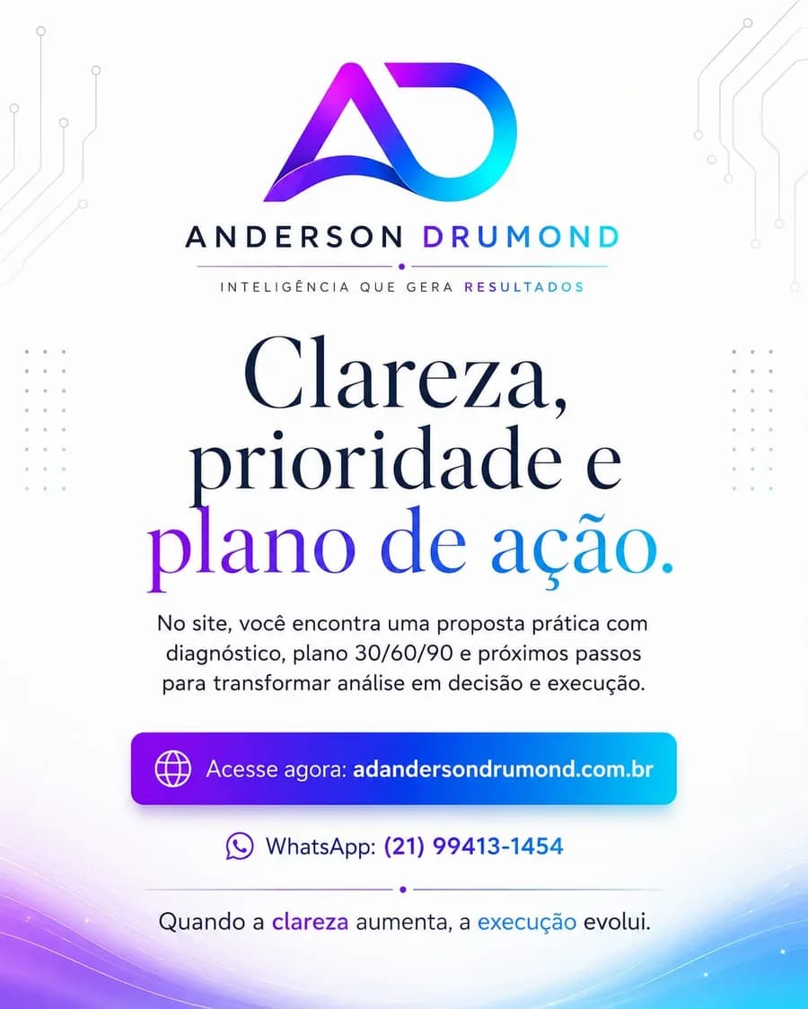 Clareza, prioridade e plano de ação