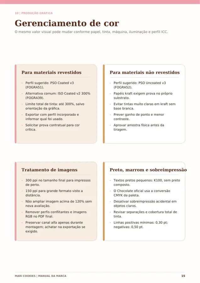 Página 15 do manual da marca Mari Cookies.